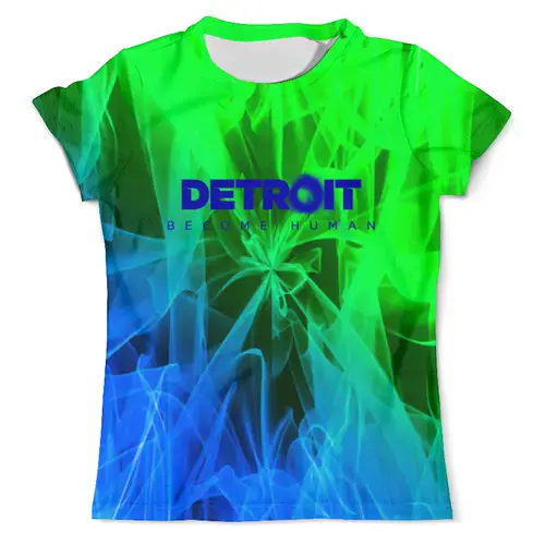 Заказать мужскую футболку в Москве. Футболка с полной запечаткой (мужская) Detroit от THE_NISE  - готовые дизайны и нанесение принтов.
