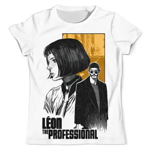 Заказать мужскую футболку в Москве. Футболка с полной запечаткой (мужская) Leon       от T-shirt print  - готовые дизайны и нанесение принтов.