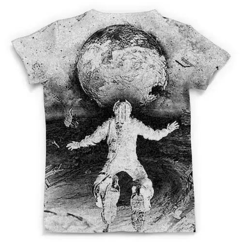 Заказать мужскую футболку в Москве. Футболка с полной запечаткой (мужская) Dead Space 3 от Роман Полозов - готовые дизайны и нанесение принтов.