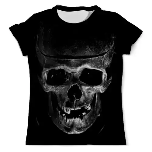 Заказать мужскую футболку в Москве. Футболка с полной запечаткой (мужская) Skull от Илья Щеблецов - готовые дизайны и нанесение принтов.