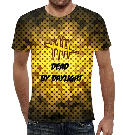 Заказать мужскую футболку в Москве. Футболка с полной запечаткой (мужская) Dead by Daylight от THE_NISE  - готовые дизайны и нанесение принтов.