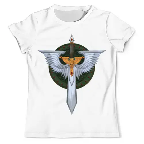 Заказать мужскую футболку в Москве. Футболка с полной запечаткой (мужская) Dark Angels от GeekFox  - готовые дизайны и нанесение принтов.