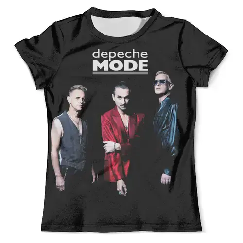 Заказать мужскую футболку в Москве. Футболка с полной запечаткой (мужская) Depeche Mode        от ПРИНТЫ ПЕЧАТЬ  - готовые дизайны и нанесение принтов.