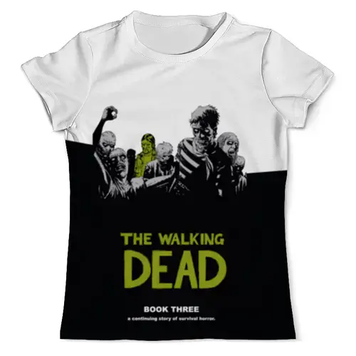 Заказать мужскую футболку в Москве. Футболка с полной запечаткой (мужская) Walking Dead от cherdantcev - готовые дизайны и нанесение принтов.