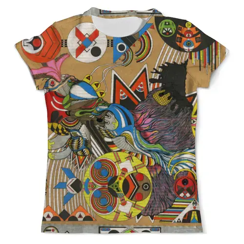 Заказать мужскую футболку в Москве. Футболка с полной запечаткой (мужская) Chaos от Даниил Шабак - готовые дизайны и нанесение принтов.
