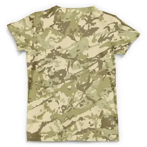 Заказать мужскую футболку в Москве. Футболка с полной запечаткой (мужская) Military от T-shirt print  - готовые дизайны и нанесение принтов.