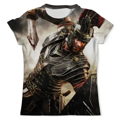 Заказать мужскую футболку в Москве. Футболка с полной запечаткой (мужская) Легионы Рима от shop-viking - готовые дизайны и нанесение принтов.