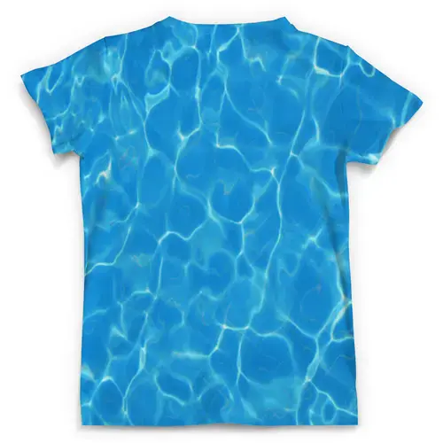 Заказать мужскую футболку в Москве. Футболка с полной запечаткой (мужская) Море (Вода) от coolmag - готовые дизайны и нанесение принтов.