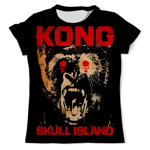 Заказать мужскую футболку в Москве. Футболка с полной запечаткой (мужская) KONG Skull Island от balden - готовые дизайны и нанесение принтов.