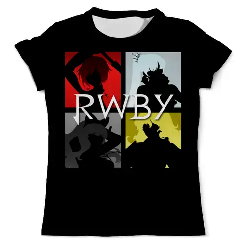 Заказать мужскую футболку в Москве. Футболка с полной запечаткой (мужская) RWBY  от geekbox - готовые дизайны и нанесение принтов.