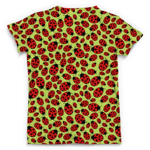 Заказать мужскую футболку в Москве. Футболка с полной запечаткой (мужская) Design ladybugs от stepan gilev - готовые дизайны и нанесение принтов.