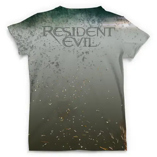 Заказать мужскую футболку в Москве. Футболка с полной запечаткой (мужская) Resident Evil от balden - готовые дизайны и нанесение принтов.