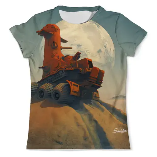 Заказать мужскую футболку в Москве. Футболка с полной запечаткой (мужская) The rover от sandster - готовые дизайны и нанесение принтов.