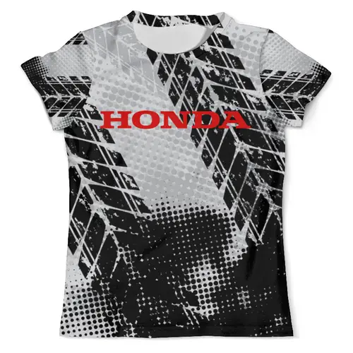 Заказать мужскую футболку в Москве. Футболка с полной запечаткой (мужская) Honda от THE_NISE  - готовые дизайны и нанесение принтов.