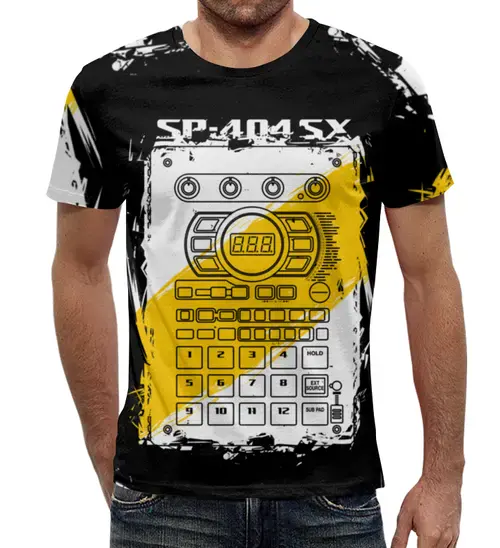 Заказать мужскую футболку в Москве. Футболка с полной запечаткой (мужская) SP-404SX от SYNTHSHIRT - готовые дизайны и нанесение принтов.