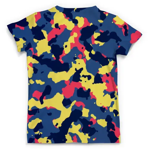 Заказать мужскую футболку в Москве. Футболка с полной запечаткой (мужская) camouflage color от THE_NISE  - готовые дизайны и нанесение принтов.