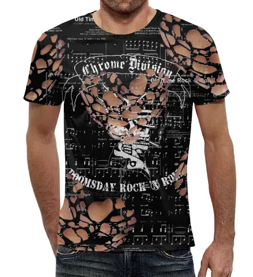 Заказать мужскую футболку в Москве. Футболка с полной запечаткой (мужская) Rock-n-roll от multikot - готовые дизайны и нанесение принтов.