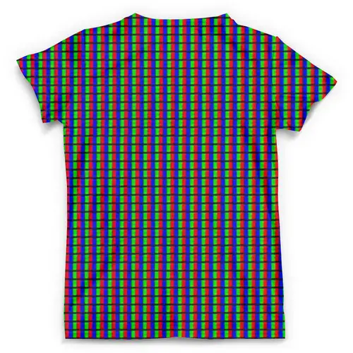 Заказать мужскую футболку в Москве. Футболка с полной запечаткой (мужская) Пиксели от alexandrkarpovrf@gmail.com - готовые дизайны и нанесение принтов.
