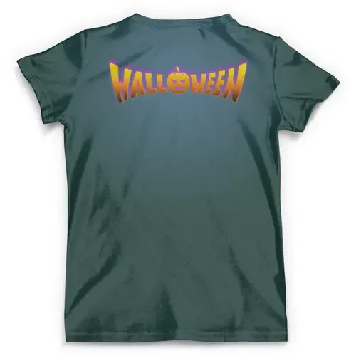 Заказать мужскую футболку в Москве. Футболка с полной запечаткой (мужская) HALLOWEEN Pumpkin от balden - готовые дизайны и нанесение принтов.