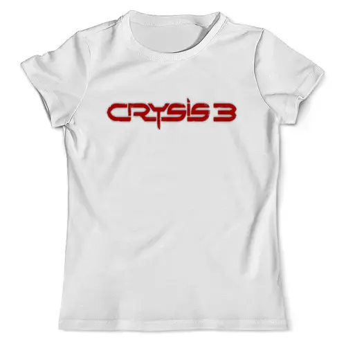 Заказать мужскую футболку в Москве. Футболка с полной запечаткой (мужская) Crysis 3 от THE_NISE  - готовые дизайны и нанесение принтов.