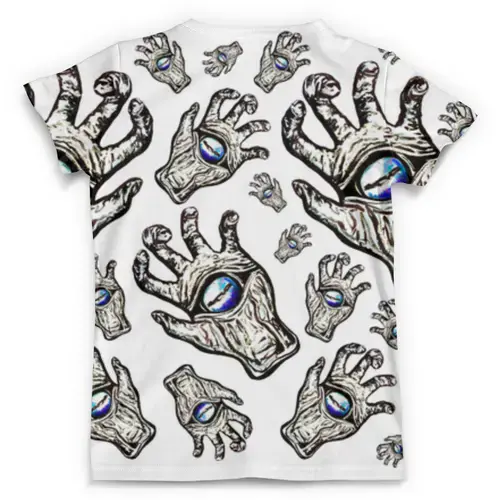 Заказать мужскую футболку в Москве. Футболка с полной запечаткой (мужская) Рука мумии от t.kasckevitch2016@yandex.ru - готовые дизайны и нанесение принтов.