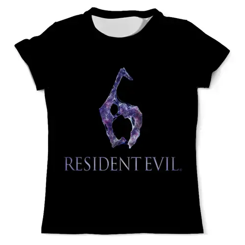 Заказать мужскую футболку в Москве. Футболка с полной запечаткой (мужская) Resident Evil 6 от game-fan - готовые дизайны и нанесение принтов.