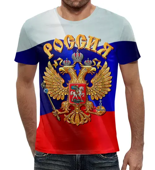 Футболки с логотипом россия