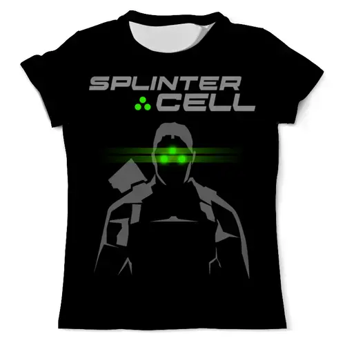 Заказать мужскую футболку в Москве. Футболка с полной запечаткой (мужская) Splinter Cell от geekbox - готовые дизайны и нанесение принтов.