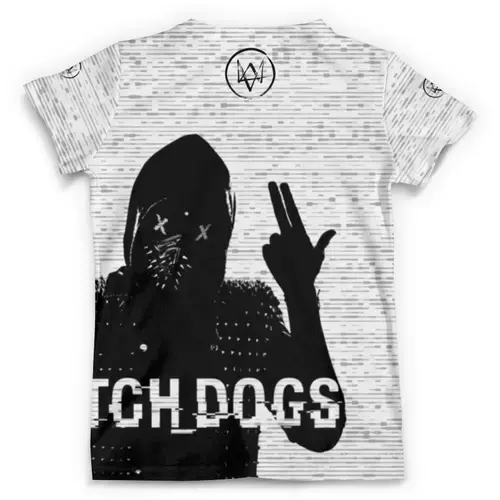 Заказать мужскую футболку в Москве. Футболка с полной запечаткой (мужская) ✪ Watch Dogs LEGION ✪ от balden - готовые дизайны и нанесение принтов.