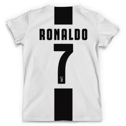 Заказать мужскую футболку в Москве. Футболка с полной запечаткой (мужская) Ronaldo Juventus от DevtonaOne - готовые дизайны и нанесение принтов.