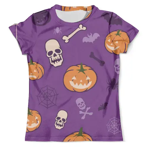 Заказать мужскую футболку в Москве. Футболка с полной запечаткой (мужская) Halloween   от T-shirt print  - готовые дизайны и нанесение принтов.