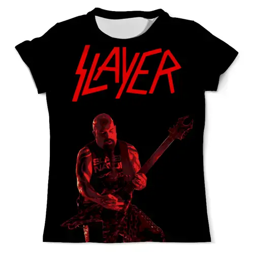 Заказать мужскую футболку в Москве. Футболка с полной запечаткой (мужская) Slayer от Рустам Юсупов - готовые дизайны и нанесение принтов.