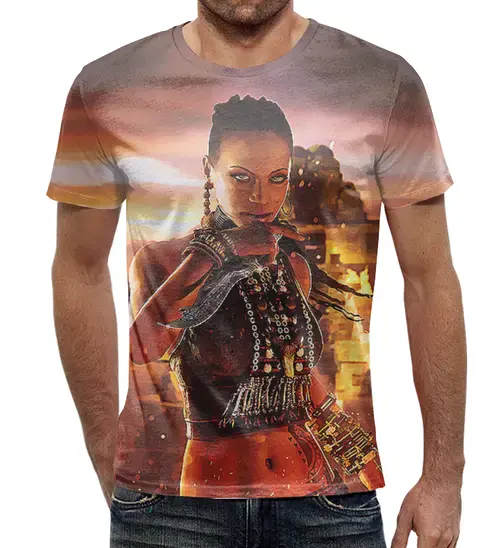 Заказать мужскую футболку в Москве. Футболка с полной запечаткой (мужская) Far Cry от T-shirt print  - готовые дизайны и нанесение принтов.