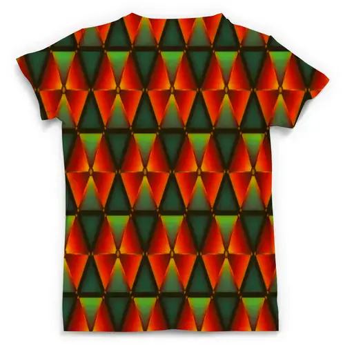 Заказать мужскую футболку в Москве. Футболка с полной запечаткой (мужская) similar triangles от Fonzo - готовые дизайны и нанесение принтов.