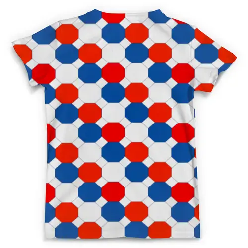Заказать мужскую футболку в Москве. Футболка с полной запечаткой (мужская) Цветные соты от THE_NISE  - готовые дизайны и нанесение принтов.