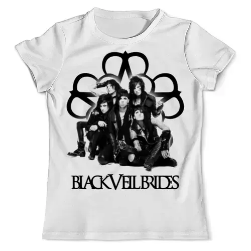Заказать мужскую футболку в Москве. Футболка с полной запечаткой (мужская) Black Veil Brides от geekbox - готовые дизайны и нанесение принтов.