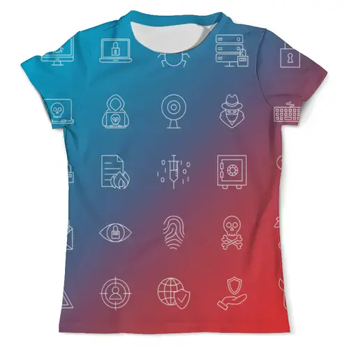 Заказать мужскую футболку в Москве. Футболка с полной запечаткой (мужская) Социум от T-shirt print  - готовые дизайны и нанесение принтов.