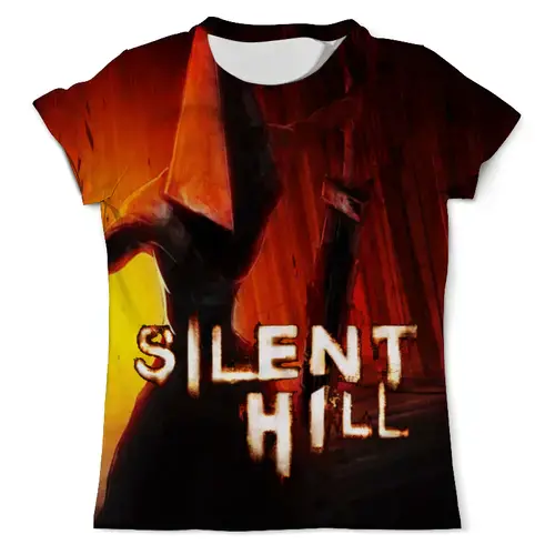Заказать мужскую футболку в Москве. Футболка с полной запечаткой (мужская) Silent Hill от scrat29@yandex.ru - готовые дизайны и нанесение принтов.