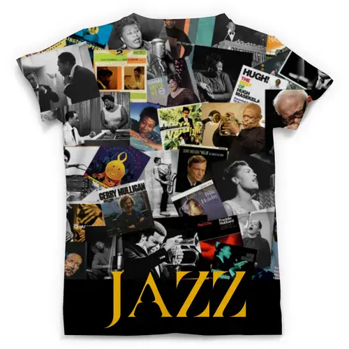 Заказать мужскую футболку в Москве. Футболка с полной запечаткой (мужская) Jazz Legends от Vladec11 - готовые дизайны и нанесение принтов.
