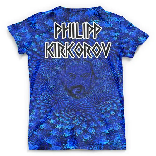 Заказать мужскую футболку в Москве. Футболка с полной запечаткой (мужская) Philipp Kirkorov от balden - готовые дизайны и нанесение принтов.