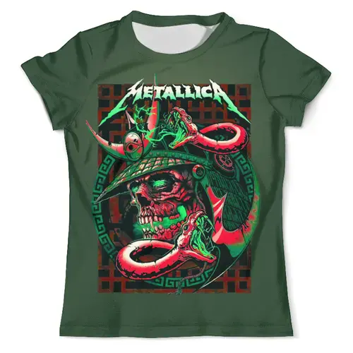Заказать мужскую футболку в Москве. Футболка с полной запечаткой (мужская) Metallica    от ПРИНТЫ ПЕЧАТЬ  - готовые дизайны и нанесение принтов.