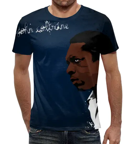 Заказать мужскую футболку в Москве. Футболка с полной запечаткой (мужская) Coltrane от Vladec11 - готовые дизайны и нанесение принтов.