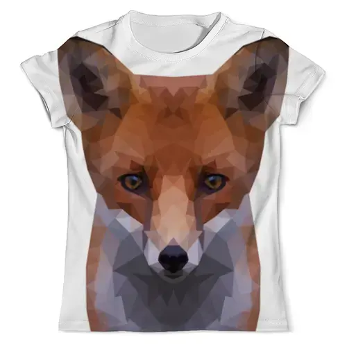 Заказать мужскую футболку в Москве. Футболка с полной запечаткой (мужская) FOX    от CoolDesign - готовые дизайны и нанесение принтов.