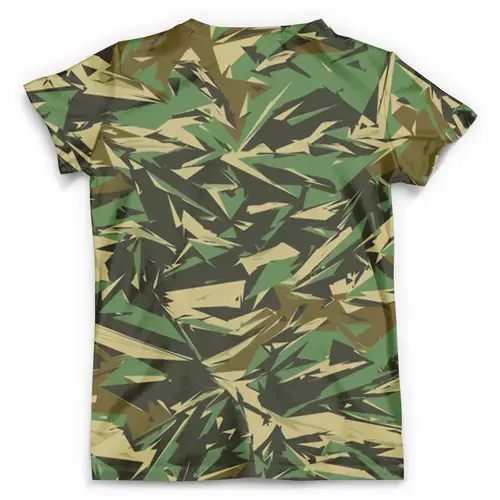 Заказать мужскую футболку в Москве. Футболка с полной запечаткой (мужская) Military  от T-shirt print  - готовые дизайны и нанесение принтов.