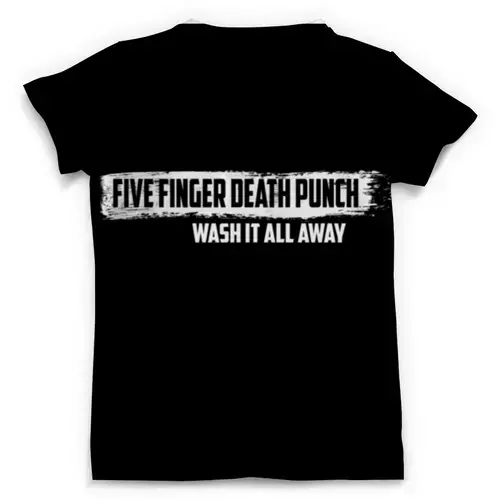 Заказать мужскую футболку в Москве. Футболка с полной запечаткой (мужская) Five Finger Death Punch - Wash It All Away от madfive5 - готовые дизайны и нанесение принтов.
