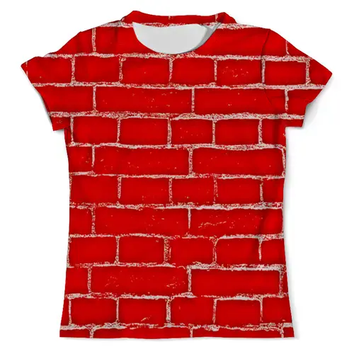 Заказать мужскую футболку в Москве. Футболка с полной запечаткой (мужская) Стена от THE_NISE  - готовые дизайны и нанесение принтов.