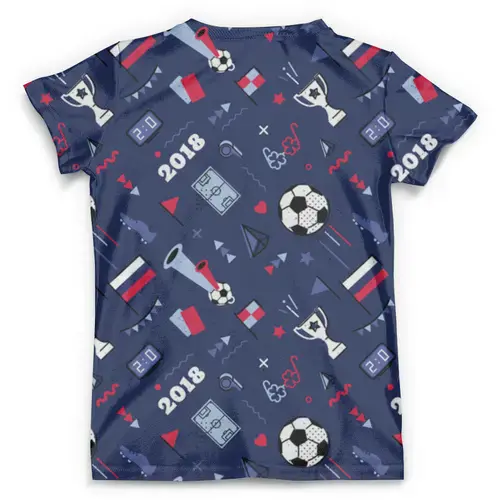 Заказать мужскую футболку в Москве. Футболка с полной запечаткой (мужская) Спорт от Vita Lobas - готовые дизайны и нанесение принтов.