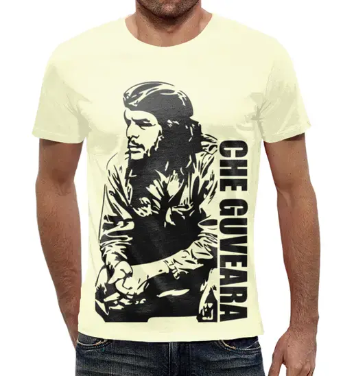 Заказать мужскую футболку в Москве. Футболка с полной запечаткой (мужская) Ernesto Che Guevara      от ПРИНТЫ ПЕЧАТЬ  - готовые дизайны и нанесение принтов.