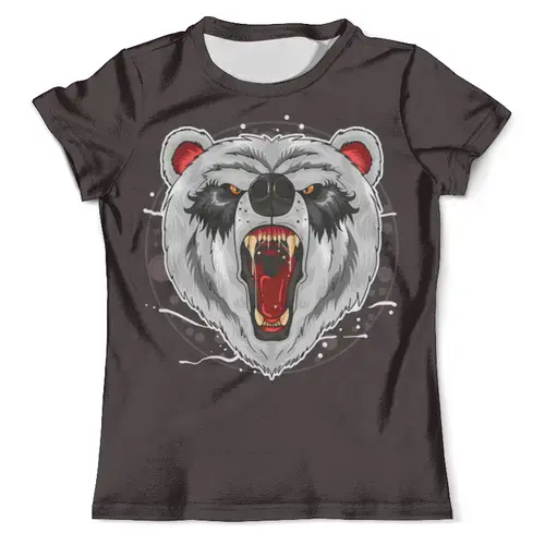 Заказать мужскую футболку в Москве. Футболка с полной запечаткой (мужская) Медведь монстр  от T-shirt print  - готовые дизайны и нанесение принтов.