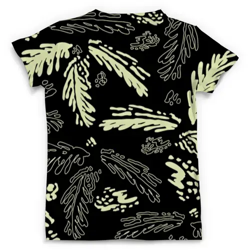 Заказать мужскую футболку в Москве. Футболка с полной запечаткой (мужская) Leaf Pattern от THE_NISE  - готовые дизайны и нанесение принтов.